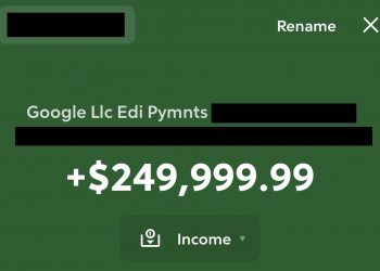 Google Paid a Man $250K By Mistake Then Never Got in Touch