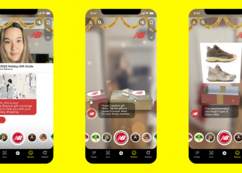 New Balance unties Snap’s AR, voice tech to offer gifting advice