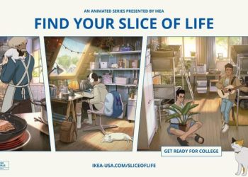 Ikea gives a peek into college life with TikTok anime series