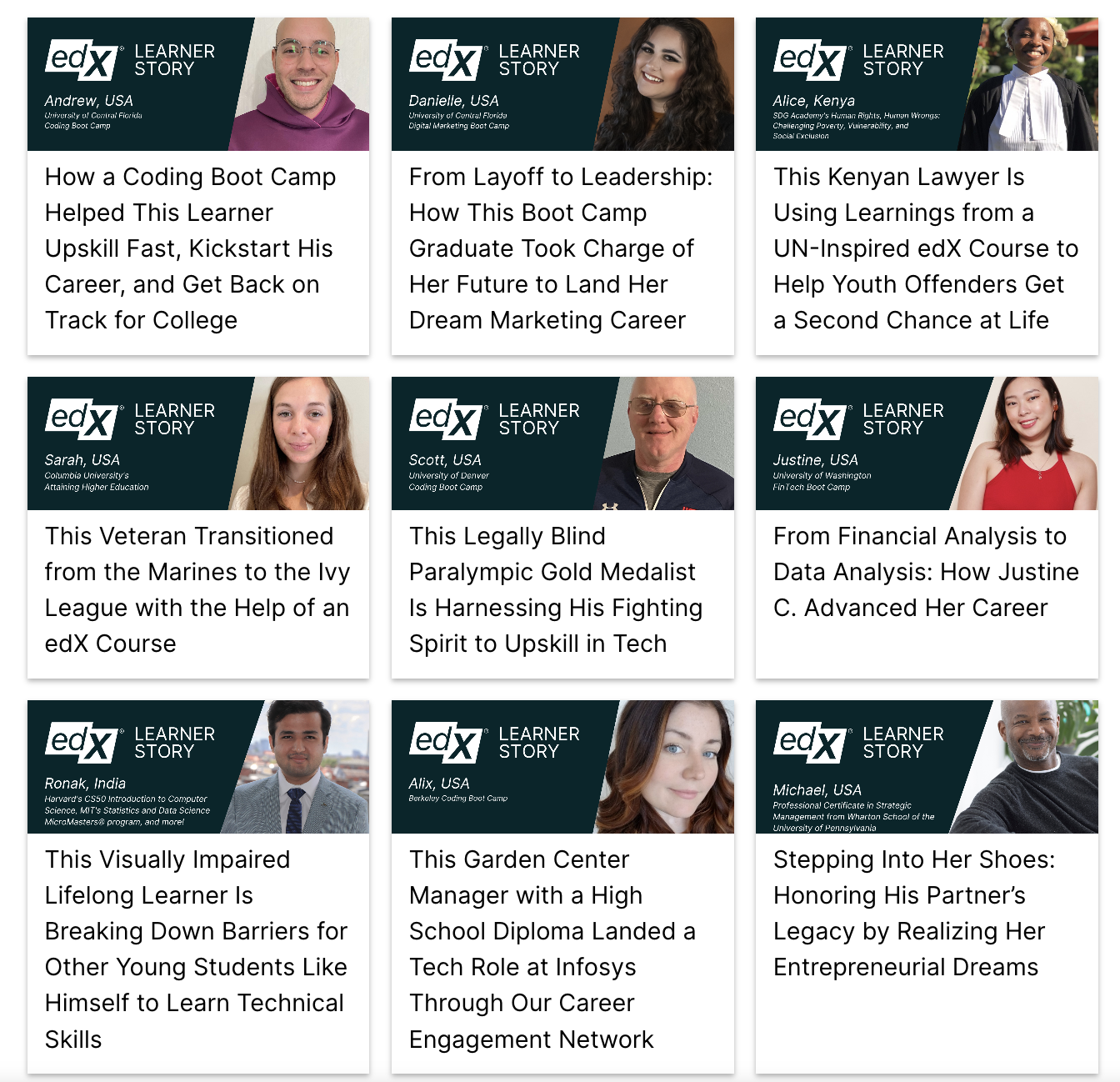 edx student reviews
