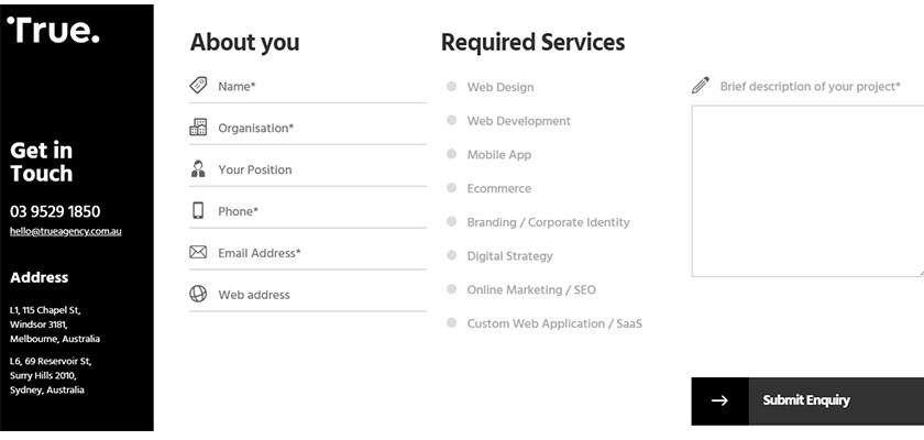agency brief template true agency