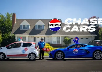 Pepsi chases pizza deliveries in a sports car to push pairing power