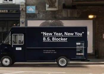 RXBar combats ‘New Year, New You’ ads with B.S. Blocker Truck