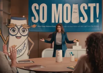 Dove’s first crack into humorous ads riffs on ‘moist’ aversion
