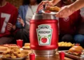 Heinz taps into Super Bowl snack culture with novelty ketchup keg