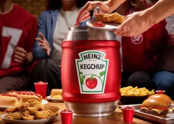 Heinz taps into Super Bowl snack culture with novelty ketchup keg
