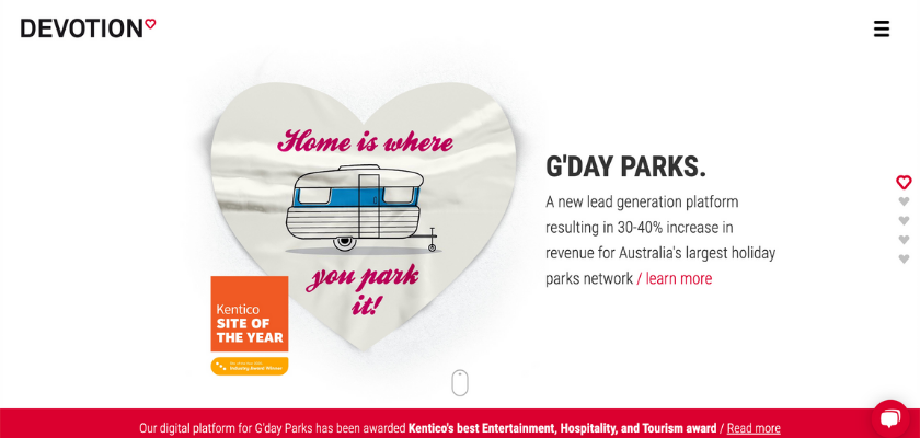 Devotion has an excellent marketing team specialised in financial marketing