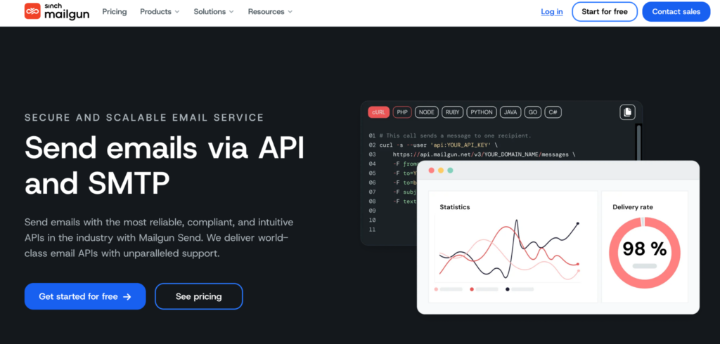 Mailgun: Best for Agents That Route Incoming Email, Not Store It